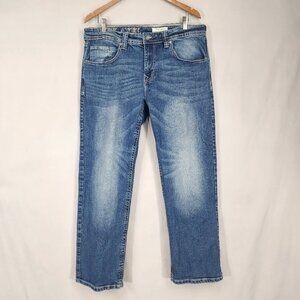 TK Axel Slim Boot Denim Jeans Men's 36 x 30 Western Ranch Preppy Distressed
